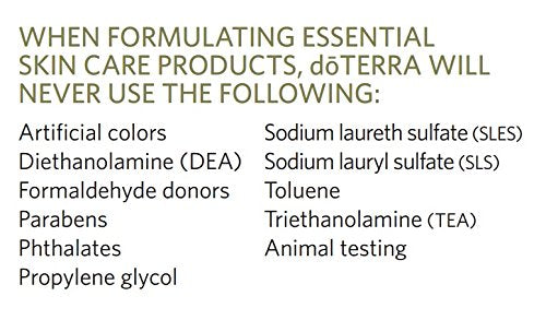 doTERRA Hydrating Cream application demonstrates smooth texture for daily use.