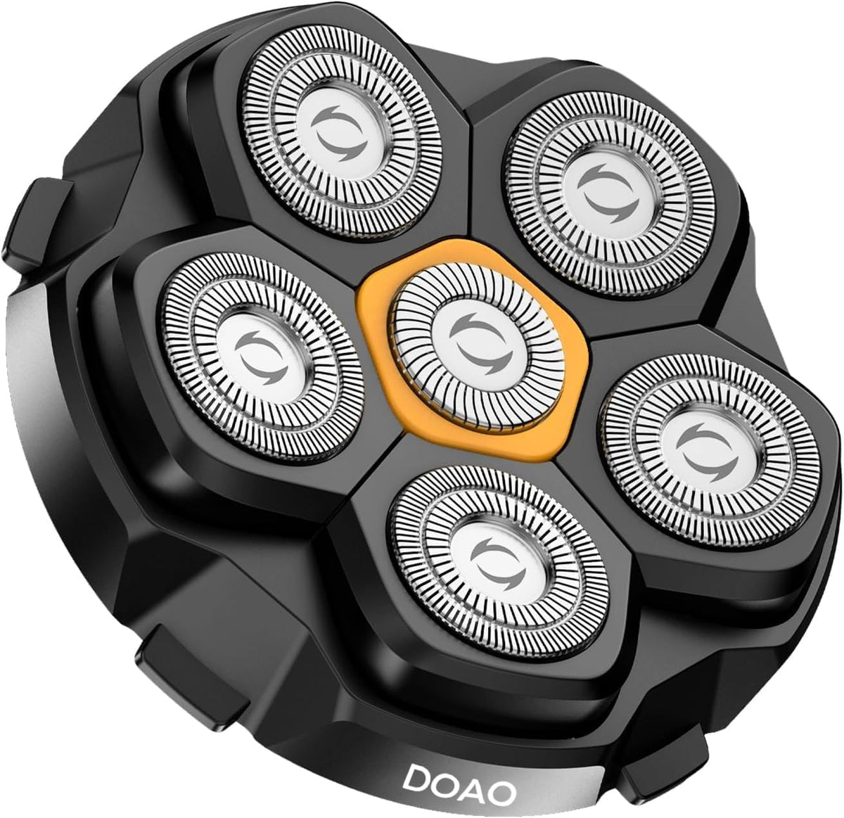 DOAO replacement head for men's shaver in titanium grey, suitable for wet and dry shaving.