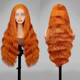 Dochuman Ginger Wig HD lace frontal for a natural hairline