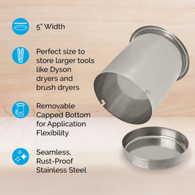 Docking Drawer safe storage design dissipates heat safely during use.