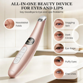 DOCOCO Eye Lift Wand front view with champagne gold finish