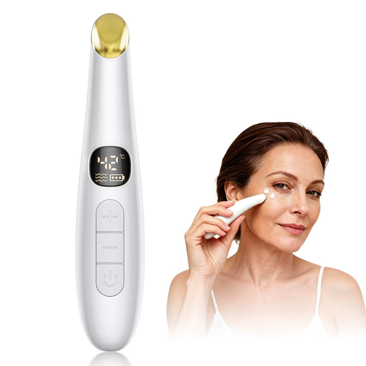 Dococo Eye Lift Wand with sleek profile for gentle eyelid lifting and contouring.