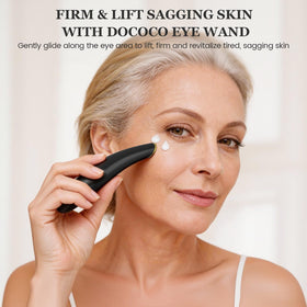 DOCOCO Eye Lift Wand with skincare products to boost absorption.