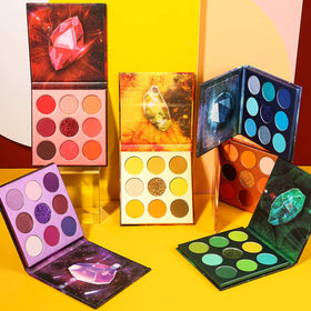 docolor gemstone palette closeup shows velvety creamy shadows.
