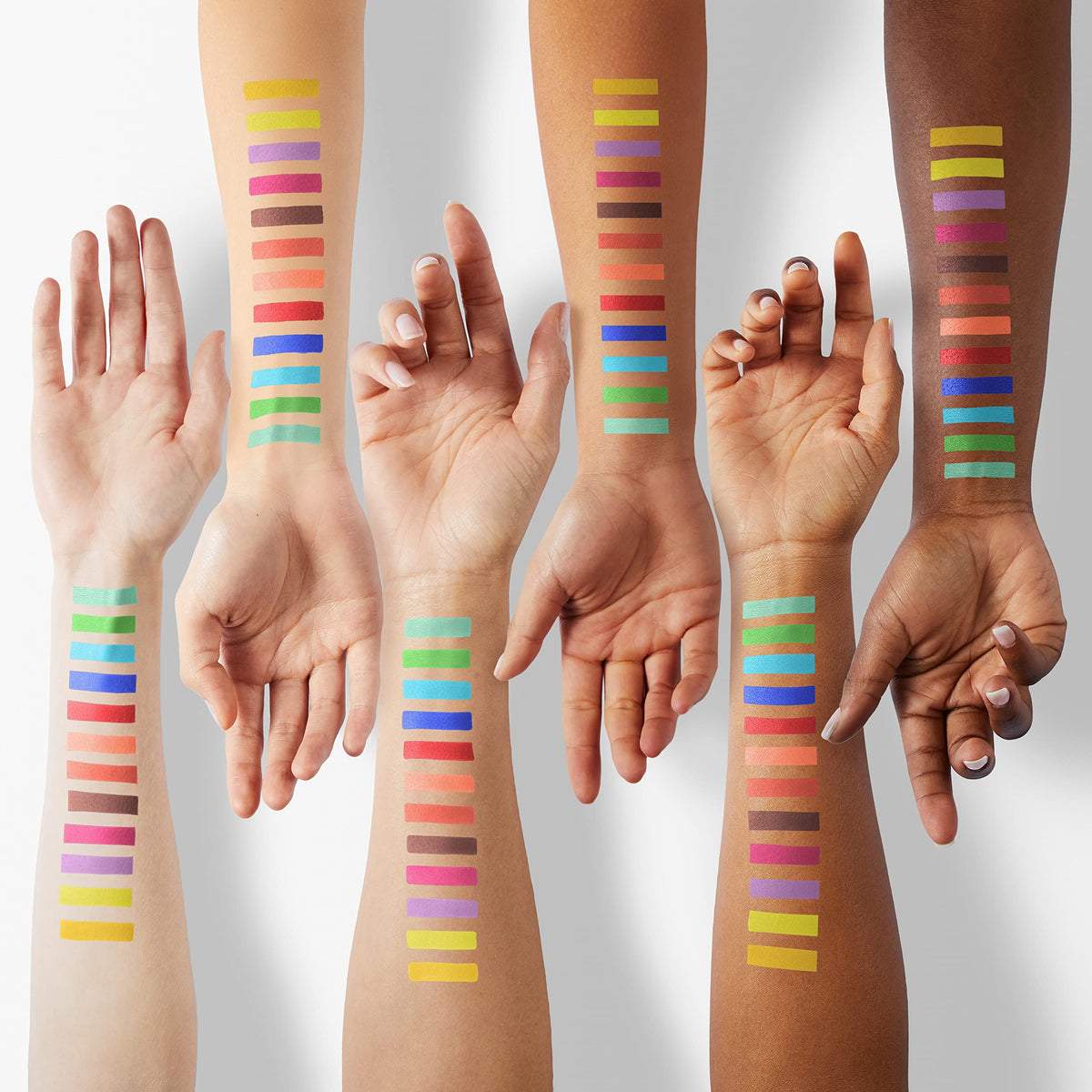 docolor long-lasting waterproof formula swatches stay true on skin.