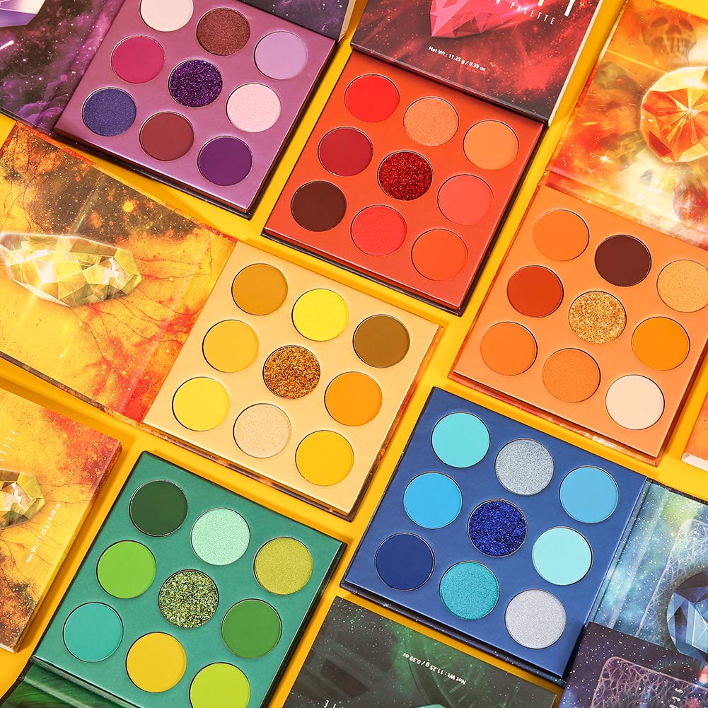 docolor professional smoky look crafted with the palette.