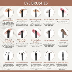 Docolor Obsidian eyeliner detail brush for sharp lines