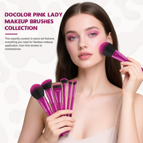 docolor brush handles and ferrules provide balanced control.
