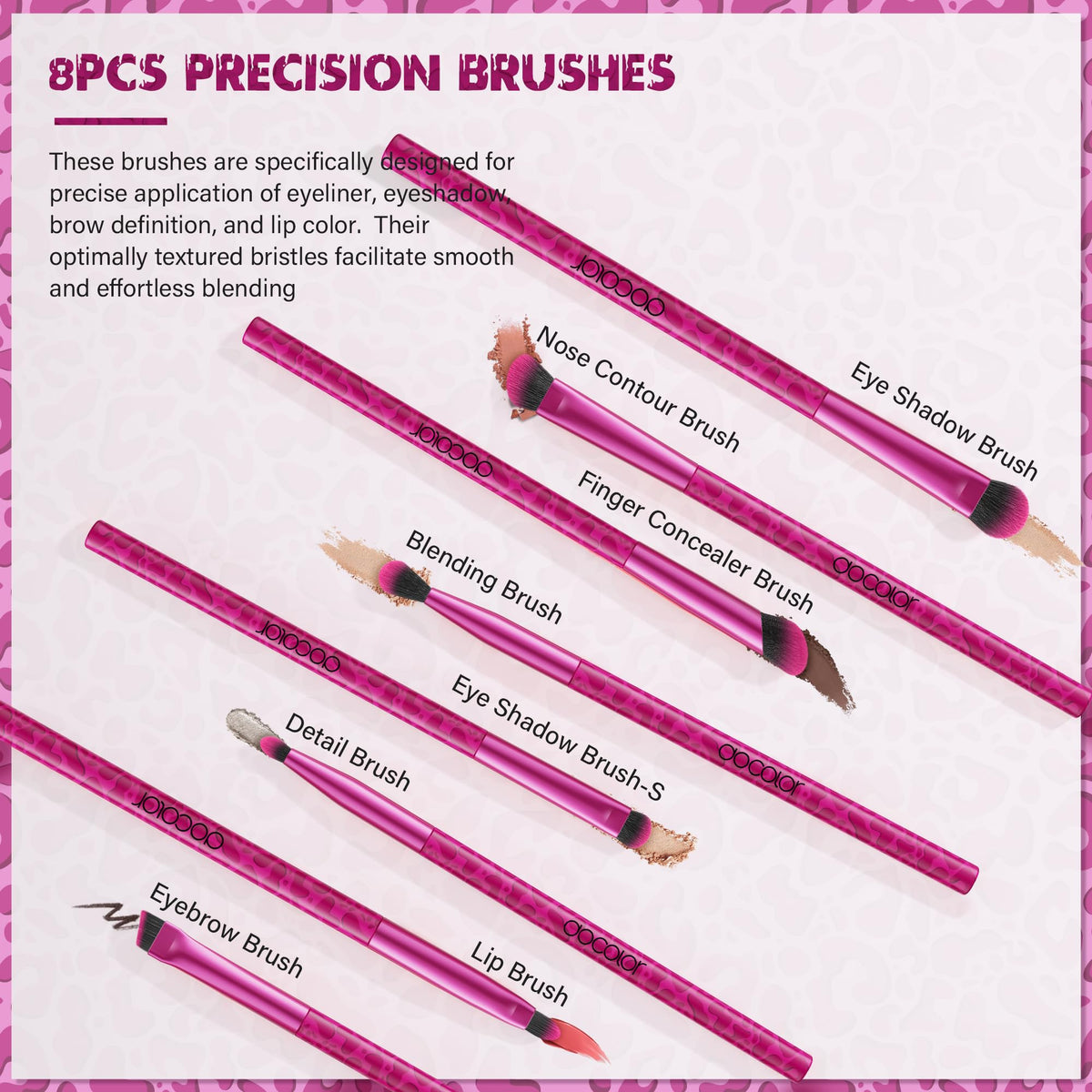 docolor vegan cruelty-free bristles feel gentle on skin.