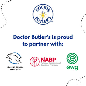 Doctor Butler’s Epsom Salt Soak packaging displayed for easy home use and travel