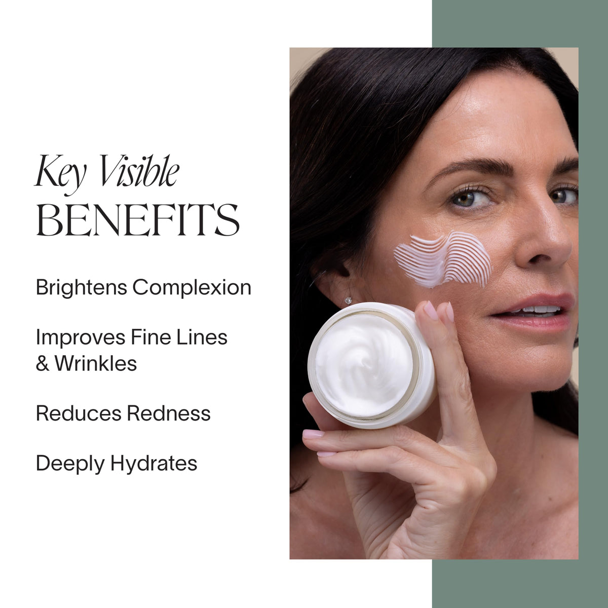 Swirl of Doctor Rogers Face Cream highlighting smooth application