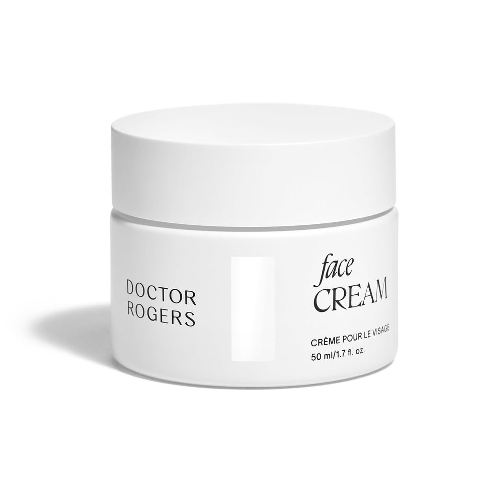 Doctor Rogers Face Cream jar showcasing intense hydration for radiant skin
