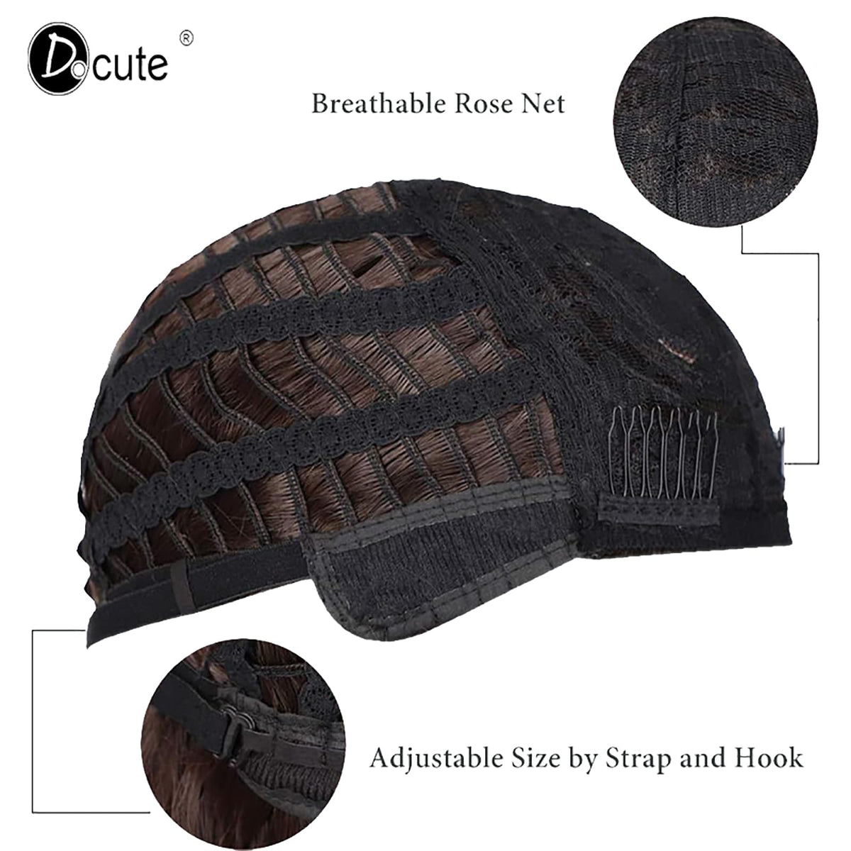DOcute natural grey finish highlights soft waves and modern silhouette.