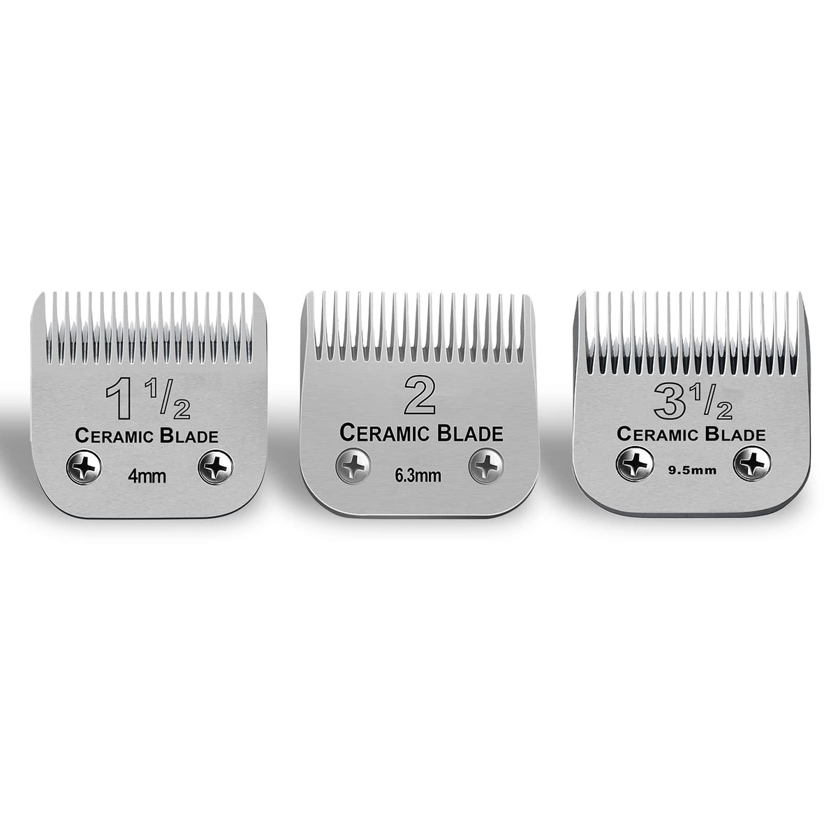 DODAER detachable ceramic blade set in packaging offers versatile clipping options.