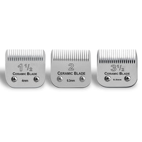 DODAER detachable ceramic blade set in packaging offers versatile clipping options.