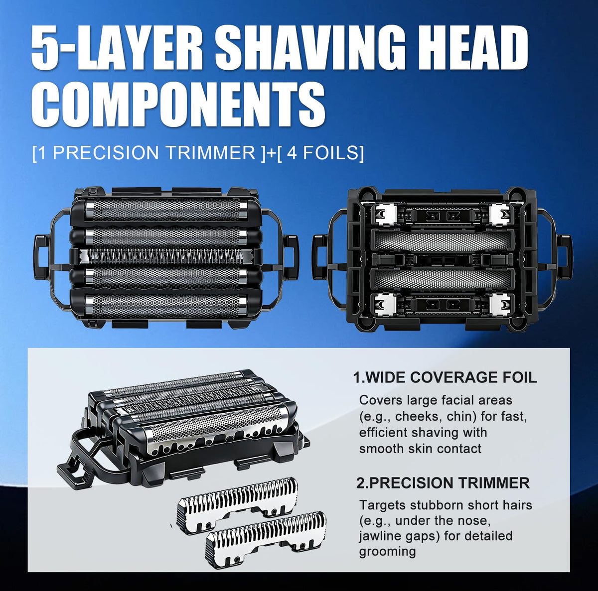 DODAER WES9032P replacement head kit, easy to install