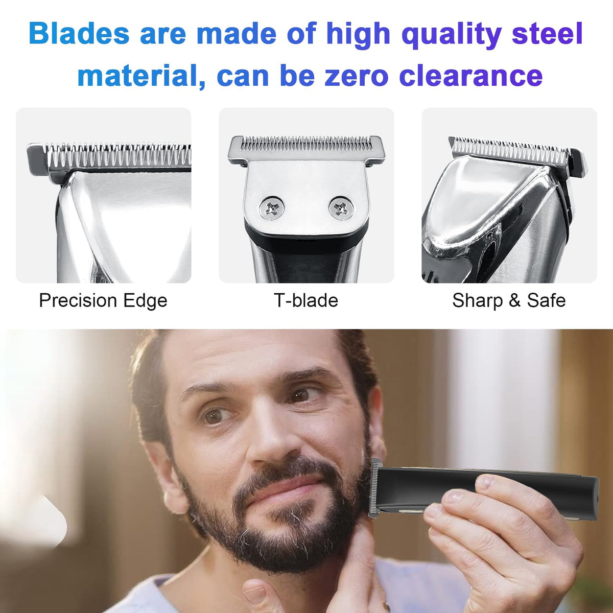 DODAER high-carbon steel blades deliver long lasting sharpness