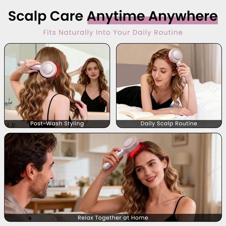 DOKONIMO long-lasting battery supports extended daily scalp care sessions.