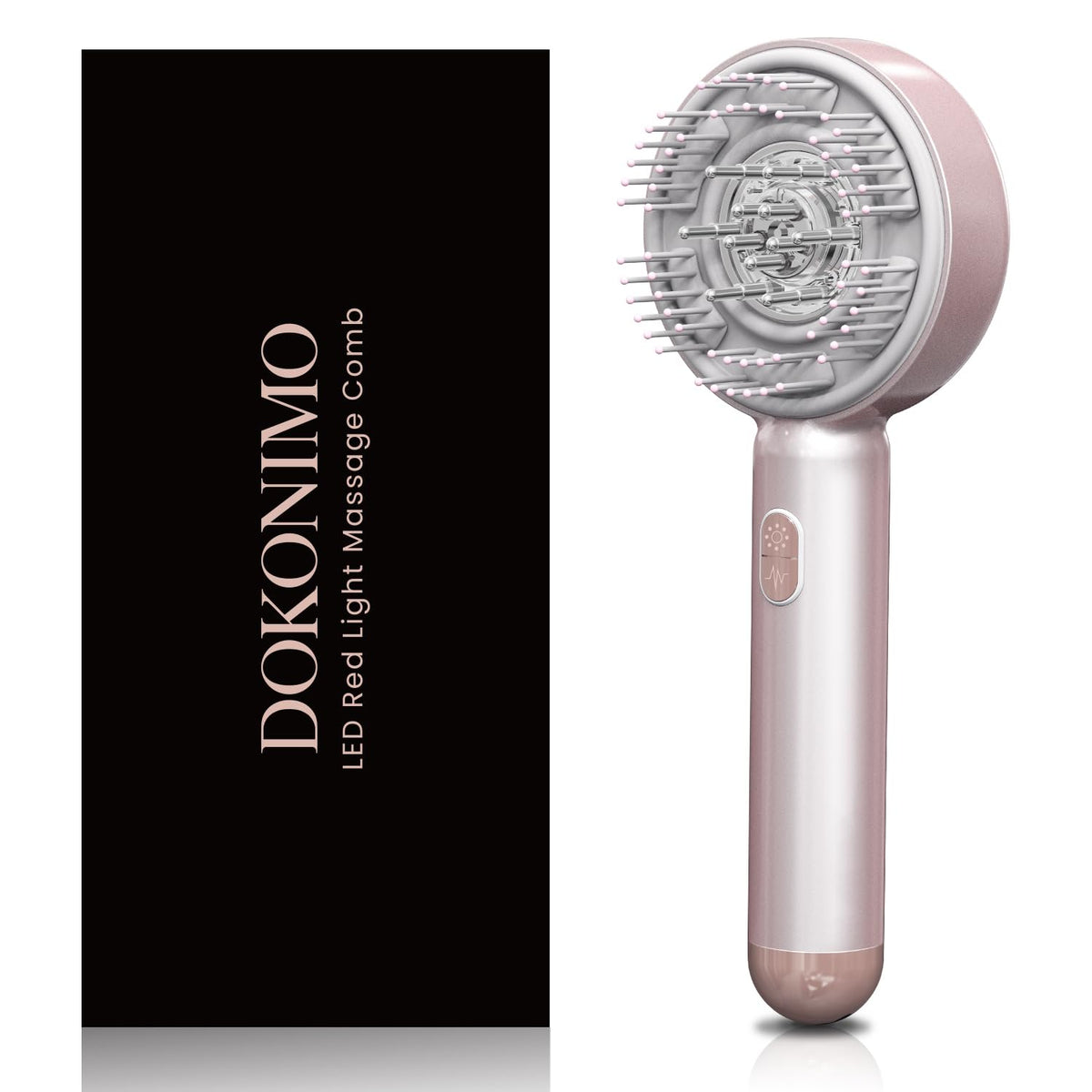 DOKONIMO LED scalp massager with red light for relaxing scalp care.