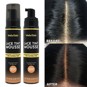 Dolahair mousse defines baby hairs for a natural look.
