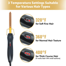 Dolahair Edge Control 2-Pack defines edges with neat finish.