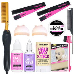 Dolahair Electric Hot Comb heats quickly for smooth wig styling.