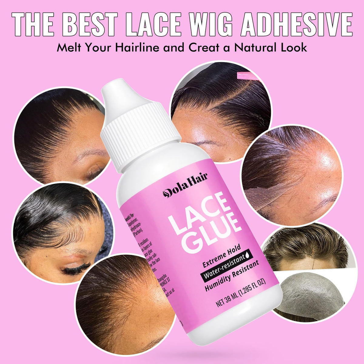 Dolahair Wig Cap provides a clean base for wigs.