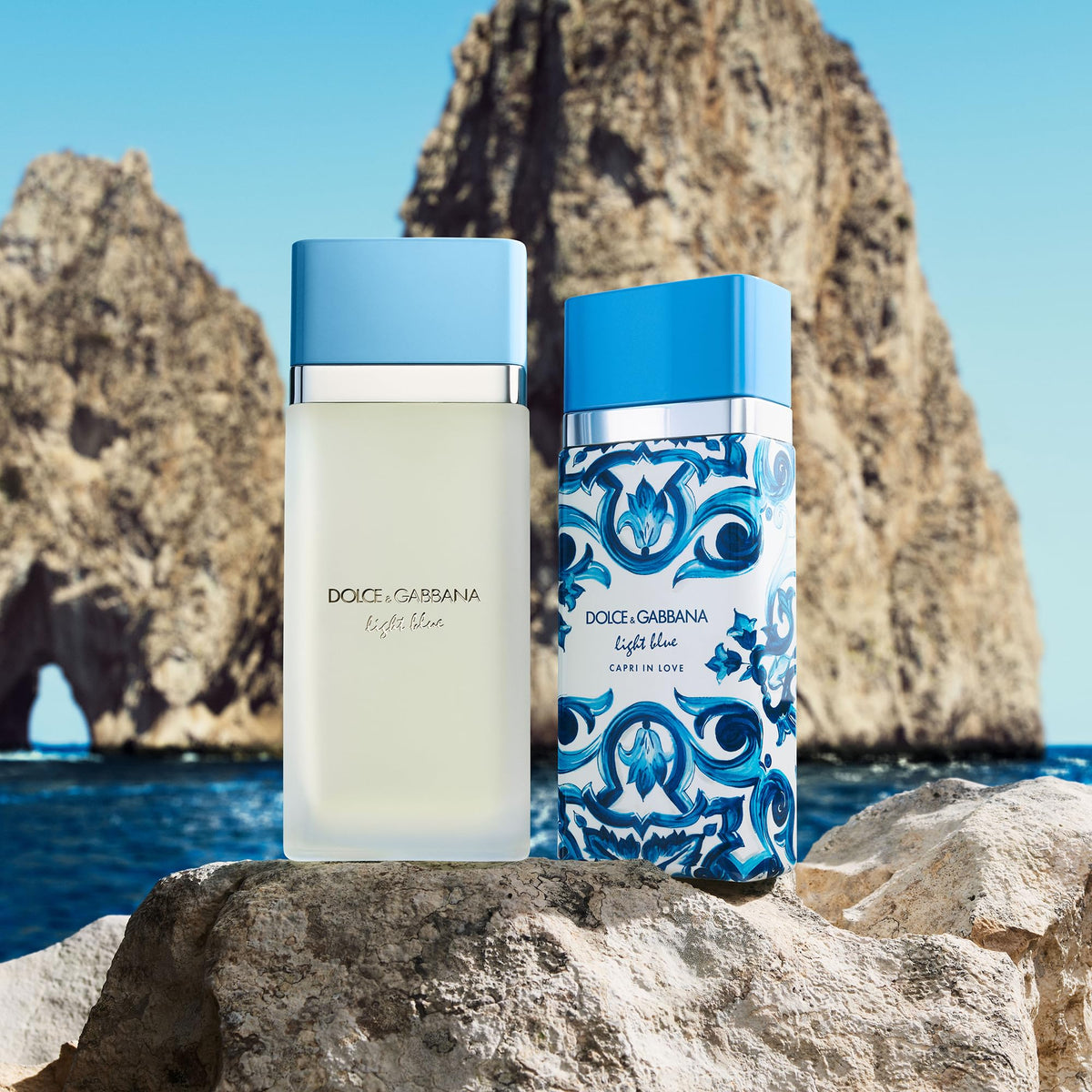 Dolce&Gabbana Capri In Love bottle evokes Capri island chic for sunny days.