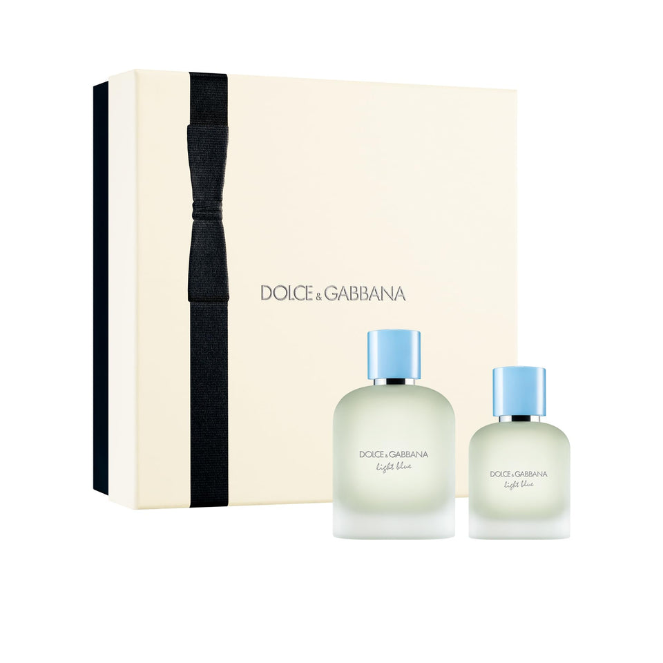 Dolce & Gabbana Light Blue Giftset bottle for men, fresh citrus with subtle woods for daily wear