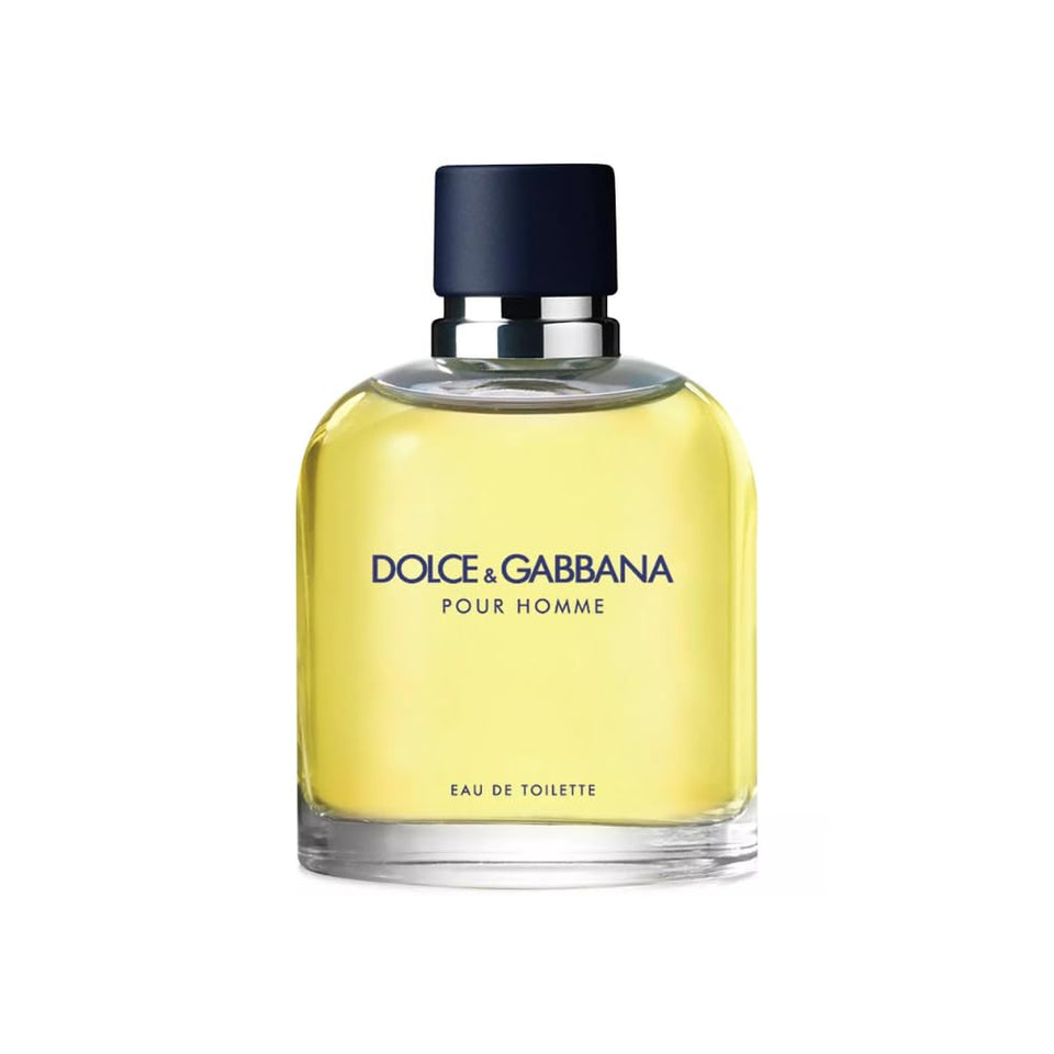 Dolce&Gabbana Pour Homme bottle front view, ideal for daily office wear.