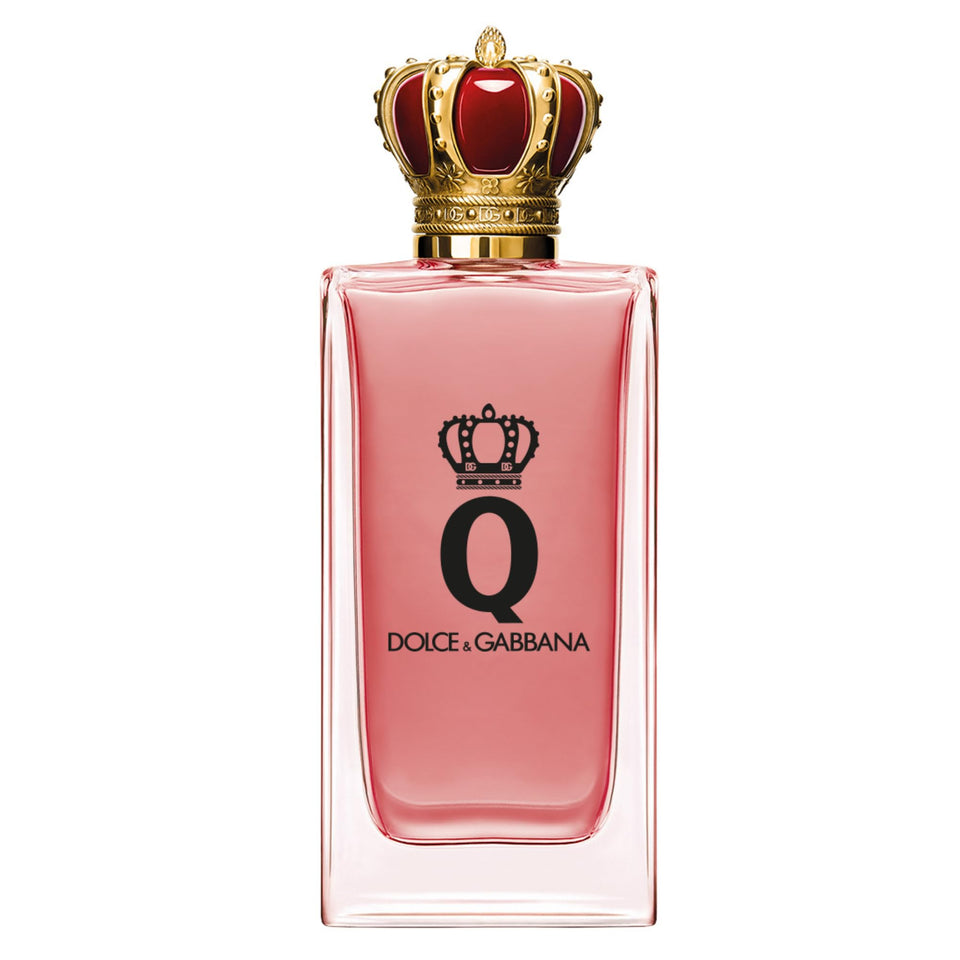 Dolce&Gabbana Q Intense bottle front view; ideal for evening wear and long-lasting presence.