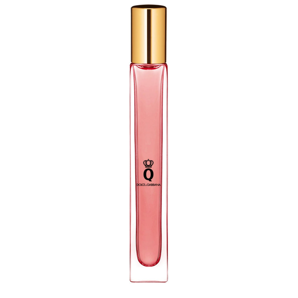 Dolce&Gabbana Q Intense travel spray bottle close-up for on-the-go scent