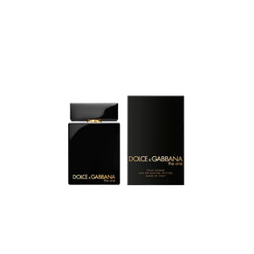 Dolce&Gabbana The One Intense bottle side view, refined masculine scent for nights out.