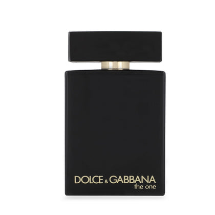 Dolce & Gabbana The One Intense for Men bottle front view for an enduring presence.
