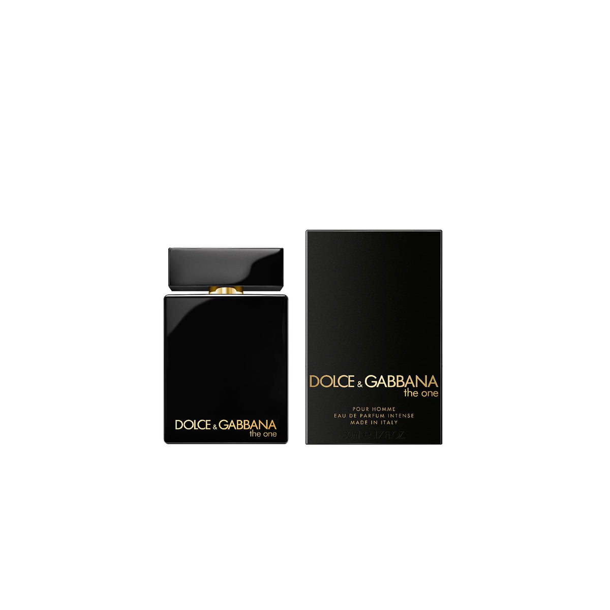Dolce&Gabbana The One Intense for Men packaging shot suggesting luxury and confident style.
