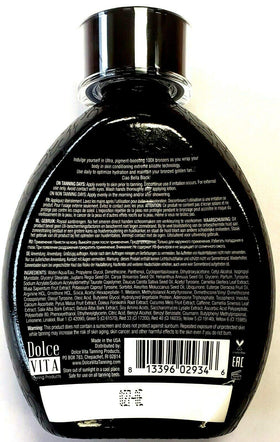 Dolce Vita Bella Black 100X bottle cap highlights premium packaging