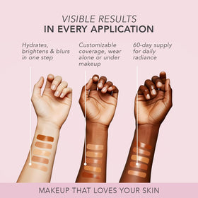 Doll 10 No TCE CC Cream application on hand suggests simple daily routine