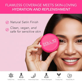Buff & Bounce Brush included for seamless blending