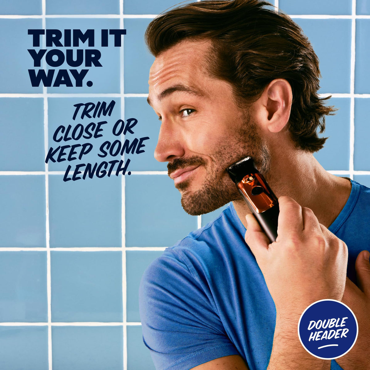 Dollar Shave Club Double Header guards showing 2mm, 4mm, 6mm options