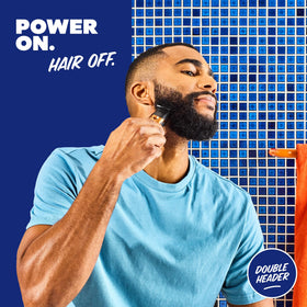 Dollar Shave Club Double Header IPX7 waterproof use for dry and wet grooming