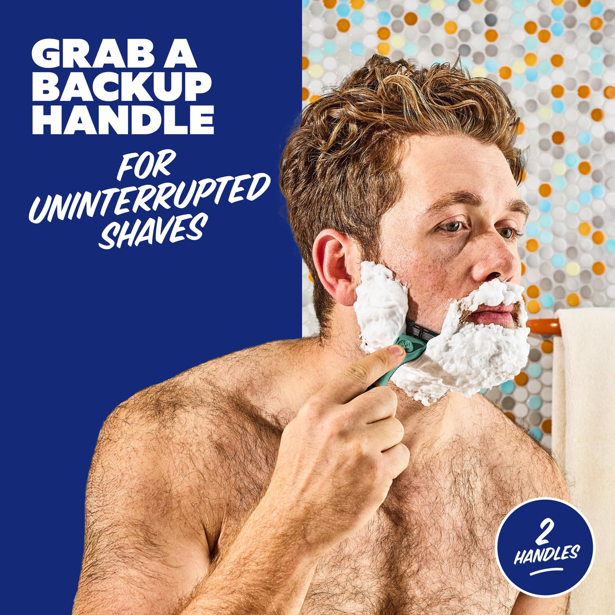 Dollar Shave Club green compatible with 4-blade cartridges for versatile setups