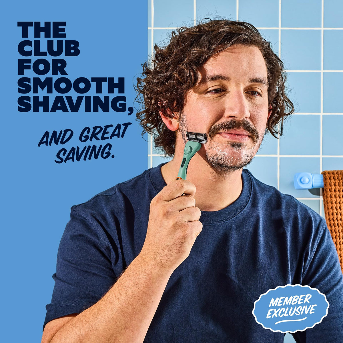 Dollar Shave Club shave butter 3 oz for precise, visible shaving.