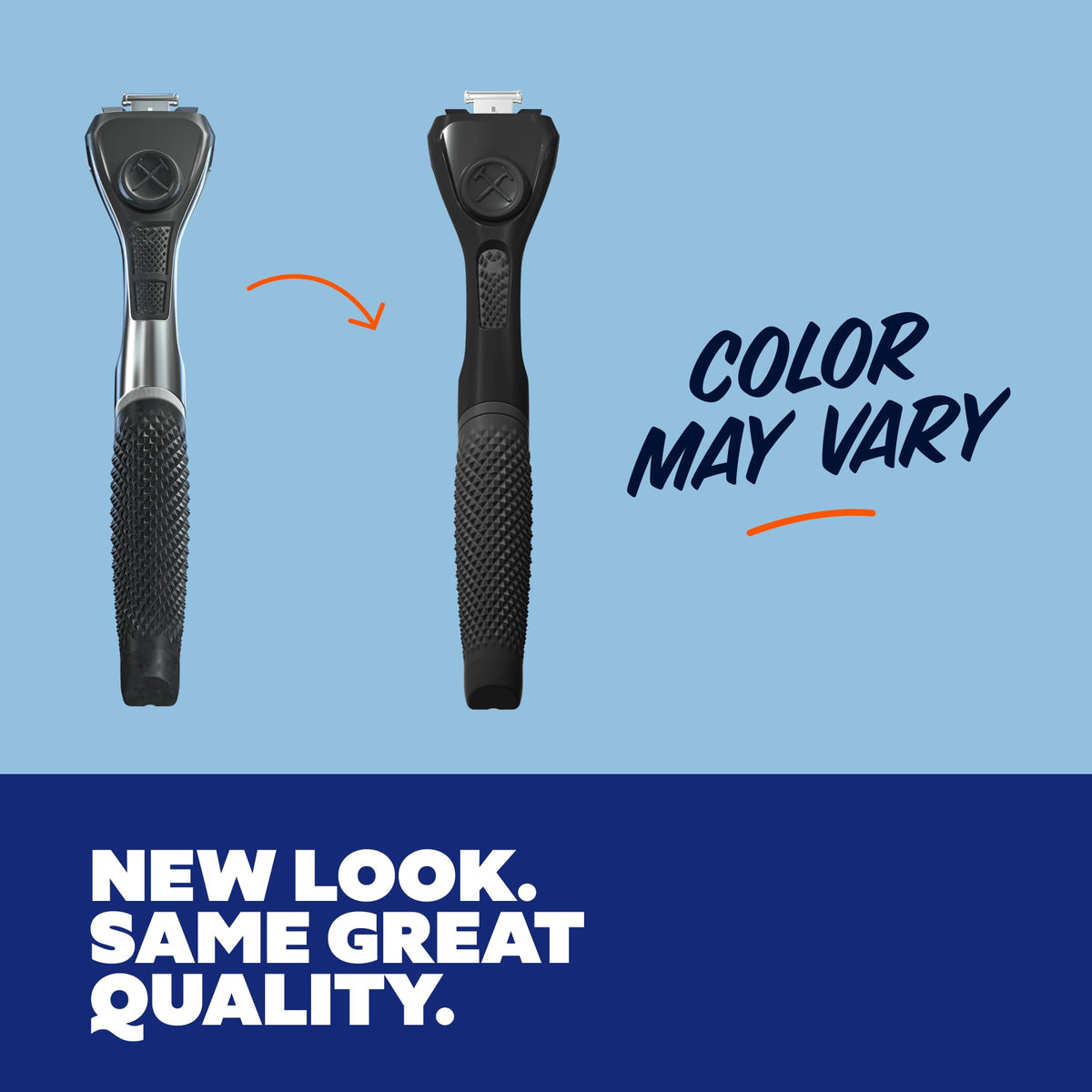 Complete shave kit from Dollar Shave Club supports precise grooming for face and body.