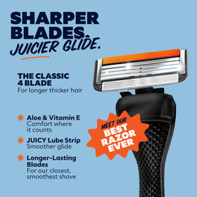 Dollar Shave Club post shave dew 3.4 oz soothes and refreshes skin after shaving.