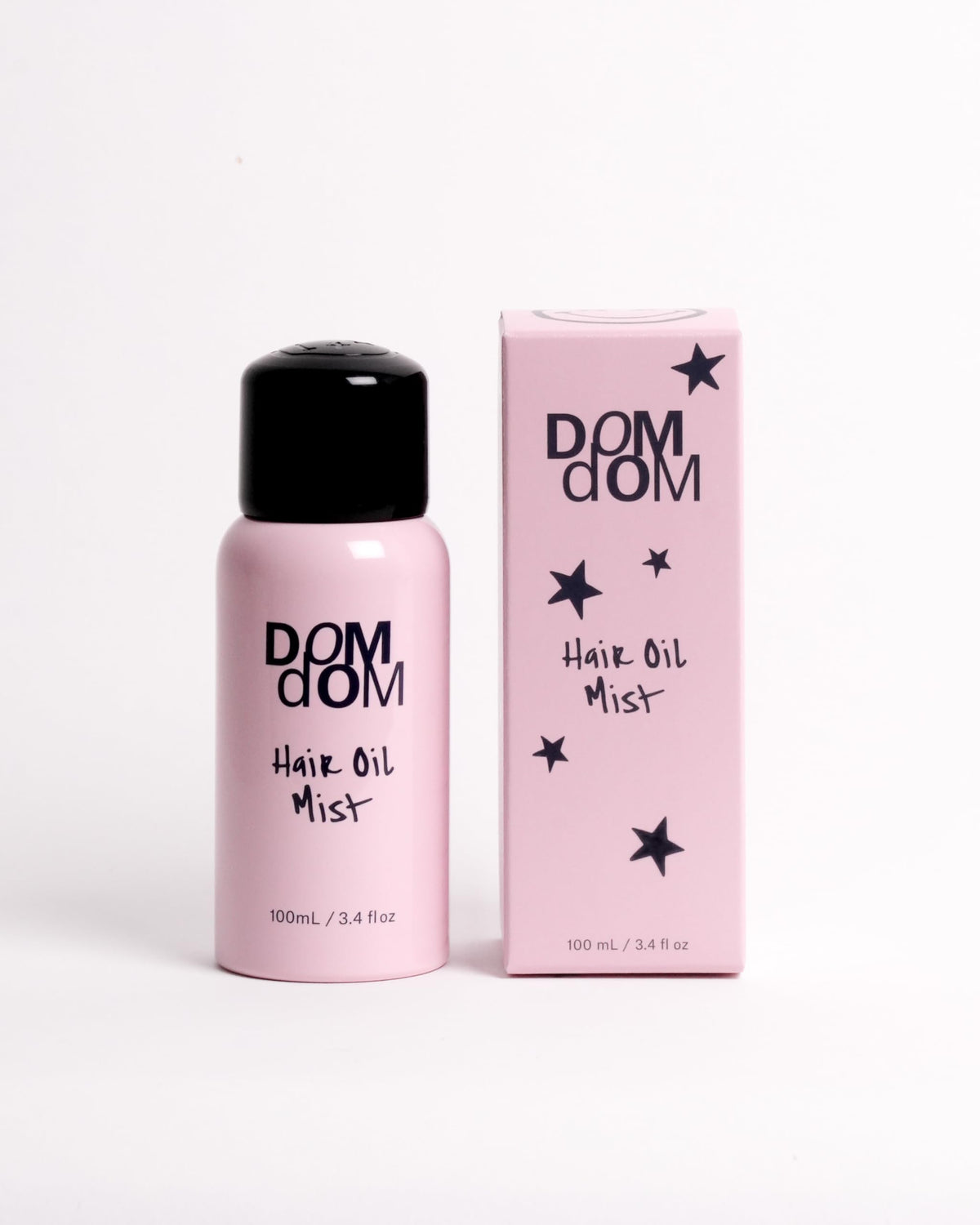 Dom Dom Hair Oil Mist bottle demonstrates lightweight hydration for all hair types