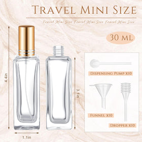 Domensi 30ml spray nozzle—precise atomizer for on-the-go fragrance.