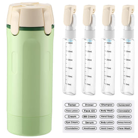 Domensi 4-in-1 travel dispenser main unit showing compact design for travel