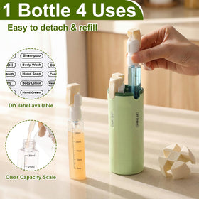 Domensi leak-proof lock on dispenser preventing spills during flights
