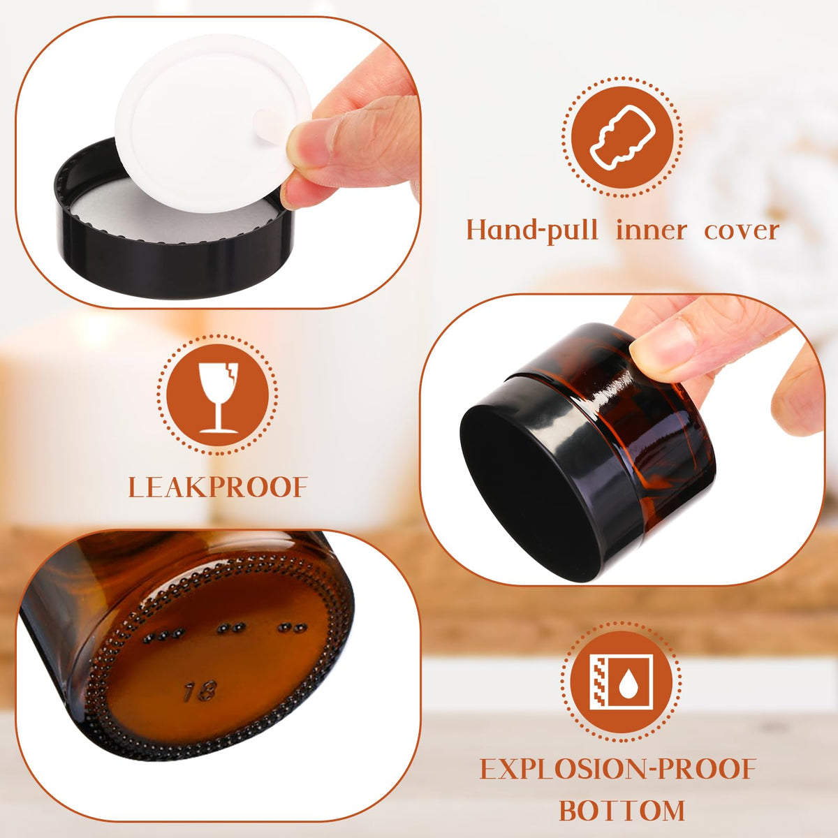 Domensi travel-size 1oz jar ideal for compact skincare on the go.