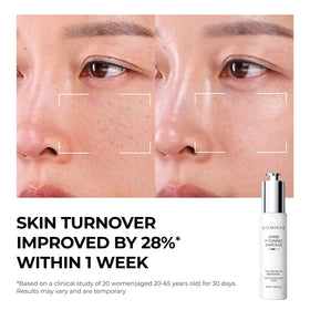 DOMINAS Tranexamic Serum on vanity under soft lighting for daily use toward even skin tone